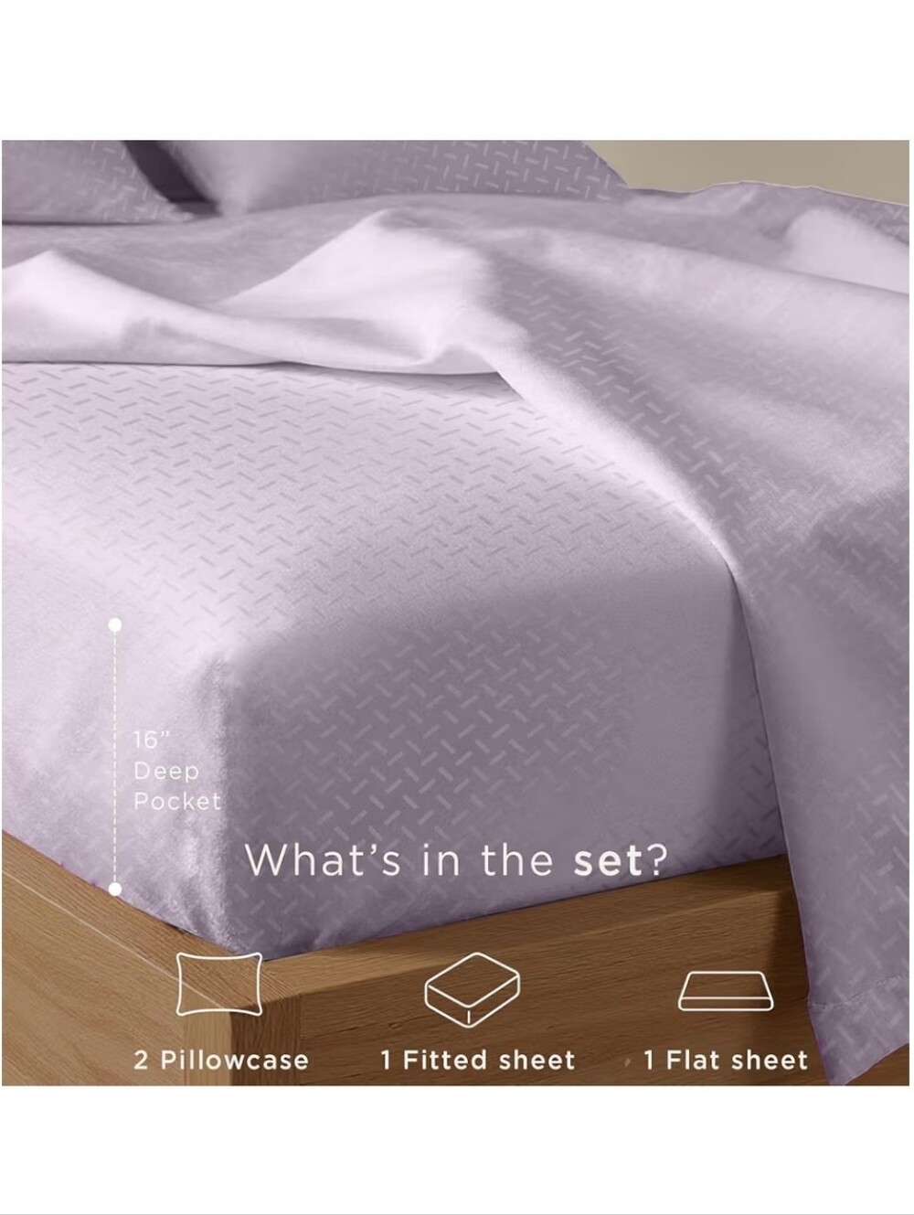 Threadmill 100% Cotton Sheets for King Size Bed 4 Pc Soft Breathable Lightweight - Picture 3 of 11